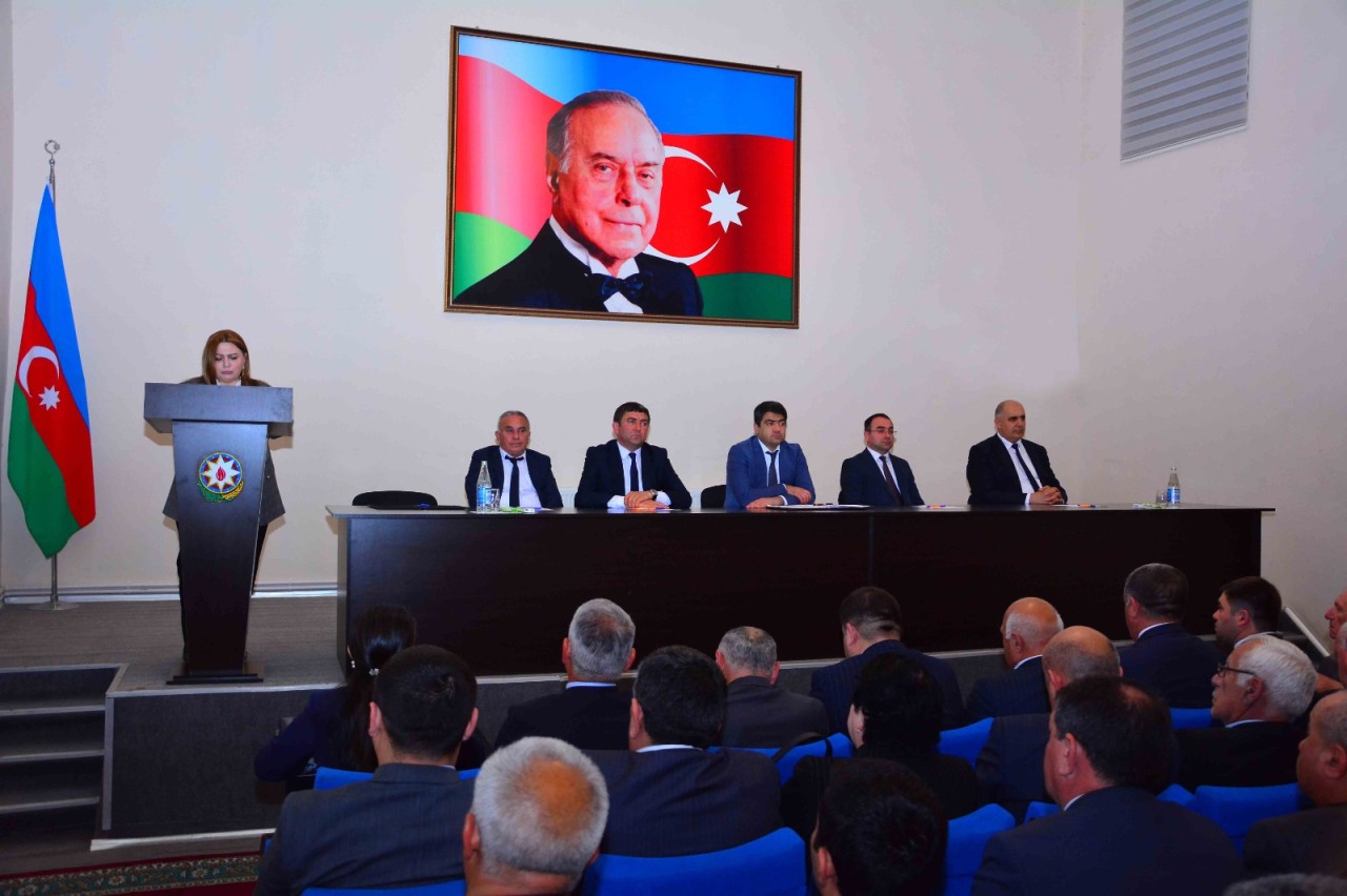 Ağstafa RİH başçısı yanında Şuranın növbəti iclası keçirilib - FOTOLAR